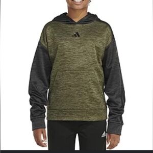 Adidas Boys Two Tone Regular Fit Hoodie Size L